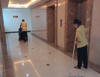 Dịch vụ vệ sinh bảo trì tòa nhà Hoàng Mai