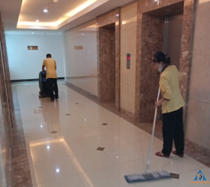 Dịch vụ vệ sinh bảo trì tòa nhà Hoàng Mai